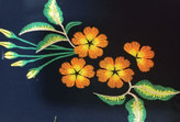 گلدوزی نارنجی