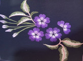 گلدوزی بنفش