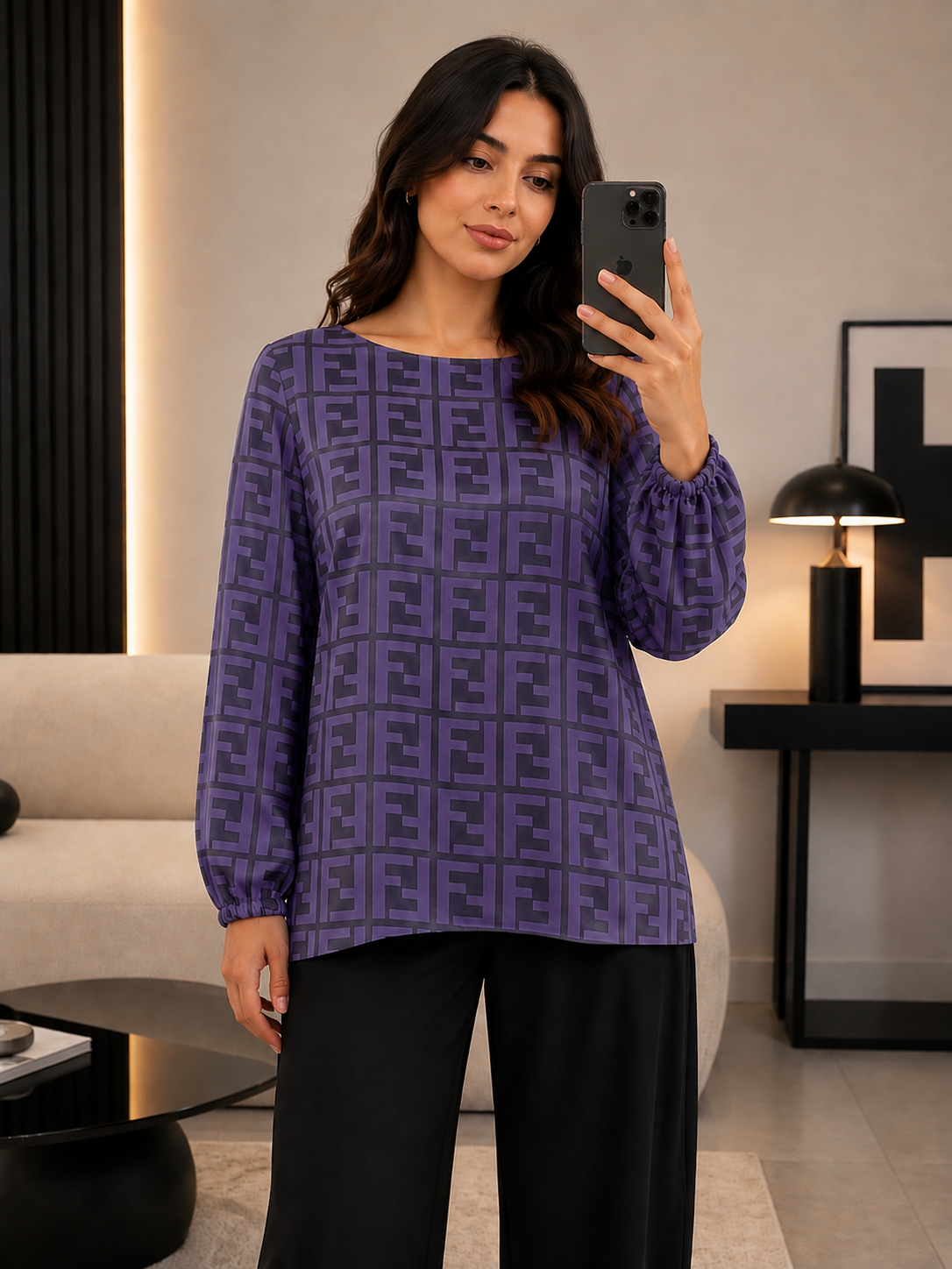 شومیز بنفش